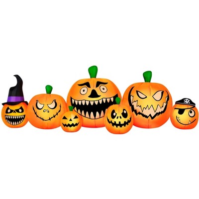 Occasions 8' INFLATABLE PUMPKIN PATCH, 8 ft Tall, Multicolored