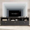 Mid Century Modern TV Stand for TVs Up to 80", 70in Entertainment Center with Storage Drawer and Open Shelves, Media Cabinet for Living Room,Bedroom - 3 of 4