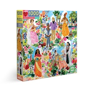 eeBoo Piece and Love Poet's Garden 1000 piece Jigsaw Puzzle - 1 of 1