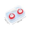 Unique Bargains Contact Lens Case Contact Lens Container Contact Lens Carrier 2.68"x1.77"x1.1" 1 Set - 3 of 4