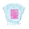 Simply Sage Market Sweet Summer Time Block Distressed Short Sleeve Tee - 2 of 4