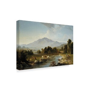 Trademark Fine Art -Asher Brown Durand 'High Point Shandaken Mountains 1853 ' Canvas Art - 1 of 3