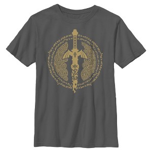 Boy's Nintendo The Legend of Zelda: Tears of the Kingdom Master Sword Icon T-Shirt - 1 of 4