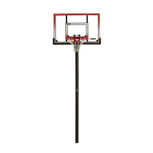 Lifetime Adjustable In Ground 50" Basketball Hoop - White/Orange/Black - 1 of 4