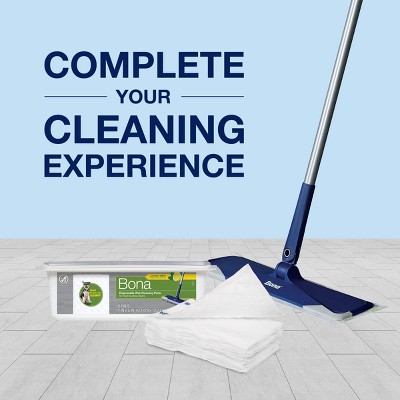 Bona Lemon Mint Cleaning Products Mop Refill Multi Surface Wet Mopping Cloths - 12ct - Thumbnail 3