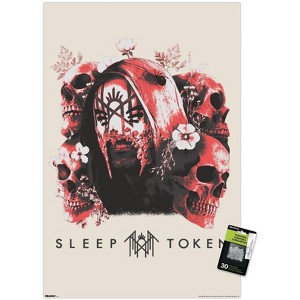 Trends International Sleep Token - Skulls And Flowers Unframed Wall Poster Prints - 1 of 4