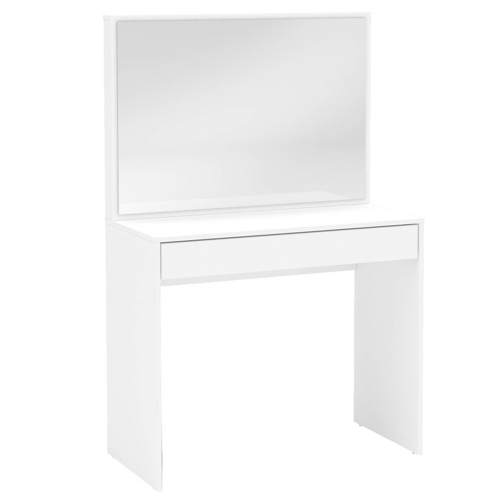 Charlotte Vanity with Mirror White - Chique