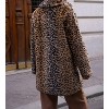 Women's Za Za Leopard Coat - CHOKLATE PARIS - 2 of 3