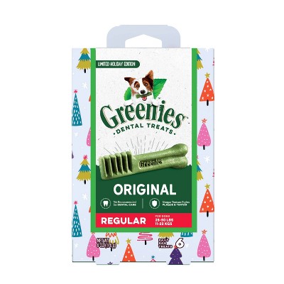 Greenies original regular outlet size dental dog treats