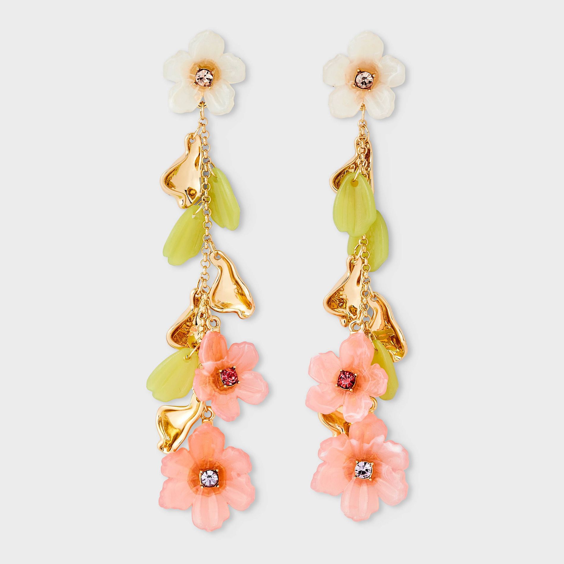 Floral Drop Earring - A New Day™ Pink
