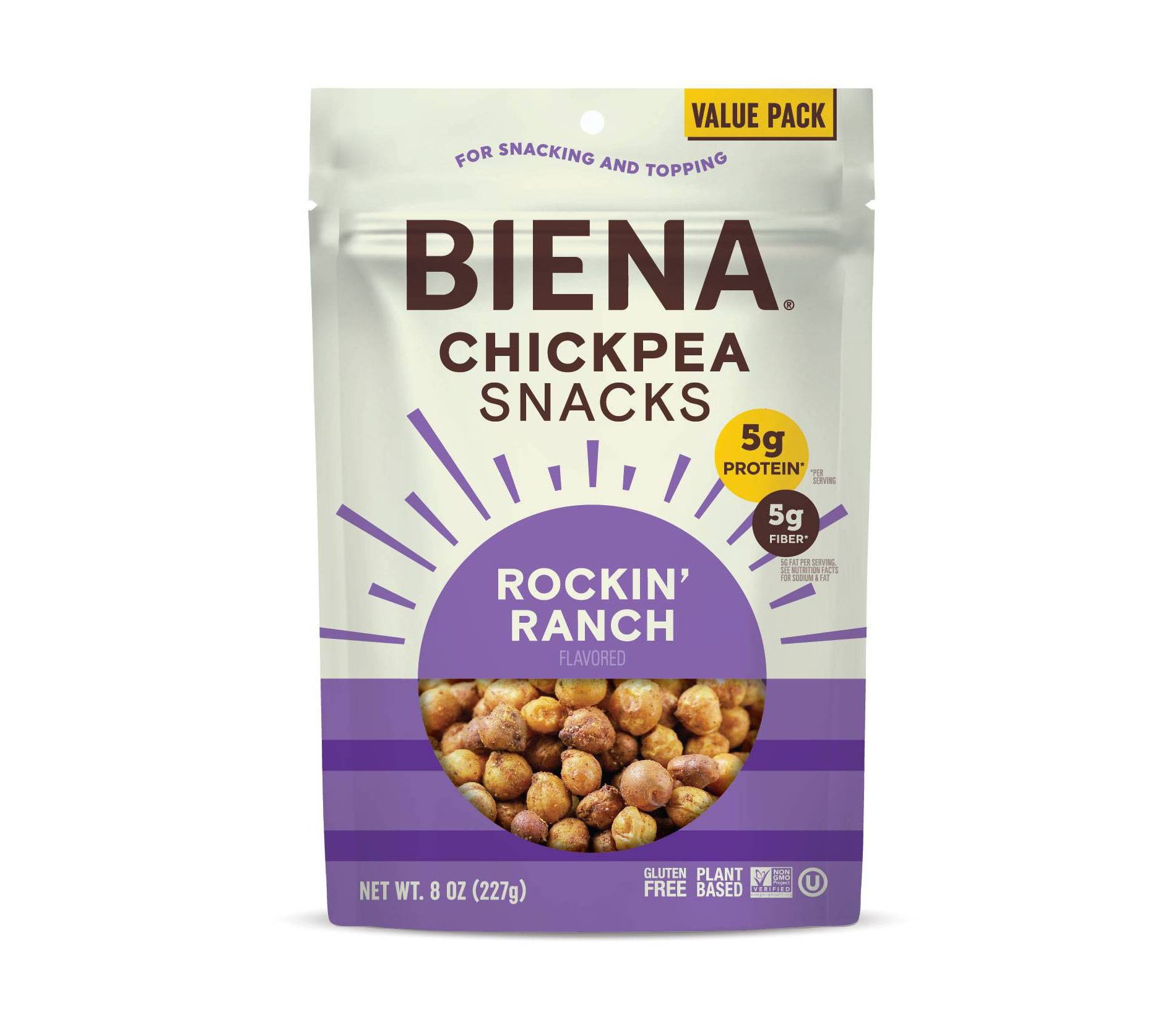 Biena Chickpea Snacks  Rockin' Ranch - 8oz