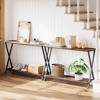 Whizmax 2-Tier Narrow Console Sofa Side Table for Entryway, Hallway, Living Room - 3 of 4