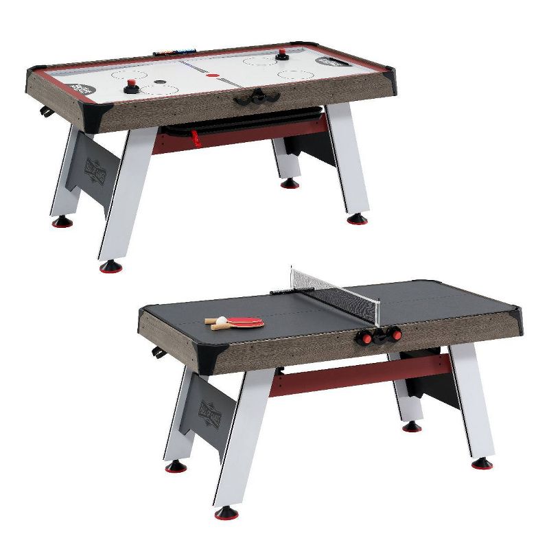 Hall of Games 66&#34; Air Powered Hockey with Table Tennis Top, 1 of 8