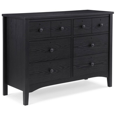 Image of Delta Children Farmhouse 6 Drawer Dresser - Textured Midnight Gray