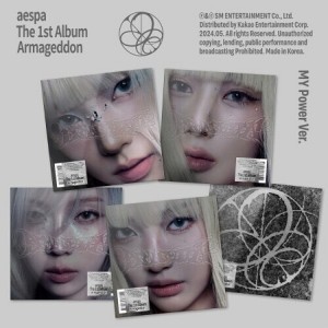 Aespa - Armageddon - My Power Version - Random Cover - incl. Photobook, Tattoo Sticker, Folded Poster, Postcard + Photocard (CD) - 1 of 1