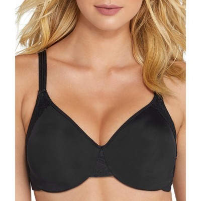 Olga Women's No Side Effects T-Shirt Bra - GB0561A 42DD Rich Black