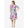 Woman Within Plus Size Short Crinkle Dress - 3 of 4