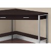 Monarch Specialties Computer Desk Home Office Corner Storage Drawers 42InchL Work Laptop Metal Laminate Brown Grey Contemporary Modern - 3 of 4