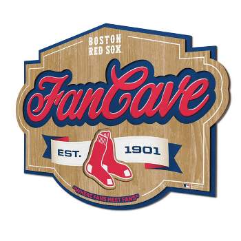 MLB Boston Red Sox Fan Cave Sign