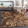 Mark & Day Stettler 2'x3'3" Rectangle Woven Indoor Area Rugs Dark Brown: Stain-Resistant, Pet Friendly, Traditional Decor - 2 of 4