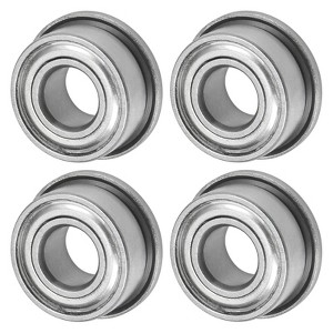 Unique Bargains Chrome Steel Durable Multipurpose Use Flanged Ball Bearing - 1 of 4