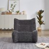 KWPZQEB Oversized Bean Bag Chairs for Adults, Giant Bean Bag Sofa with Armrests & Side Pockets, Soft Chenille Fabric Lazy Sofa for Living Room Bedroom - 2 of 4