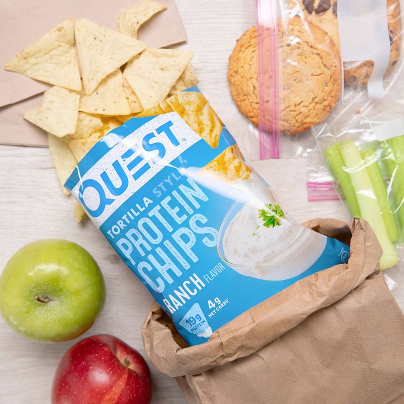 Quest Nutrition Tortilla Style Protein Chips - Ranch, 3 of 14