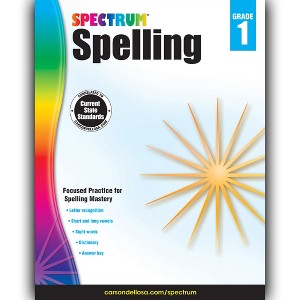 Spectrum® Spelling Workbook, Grade 1, Paperback - 1 of 1