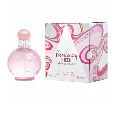 Fantasy Sheer Britney Spears By Britney Spears Women Lily-Of-The-Valley, Water Lily, Iris, White Musk, Cupcake Edt Spray 3.4 Oz