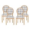 Set of 4 Phinnaeus French Country Fabric Dining Chairs - Christopher Knight Home - 2 of 4