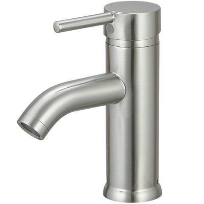 BWE Single Hole Single-Handle Bathroom Faucet With Pop Up Drain