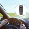 Unique Bargains Auto Car Trash Can Durable Front Seats Trash Bin White 1 Pc 3.5" Length 3.1" Width 7.9" Height ABS Rhinestone - 2 of 4