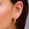 Turandoss 14k Gold Silver Hoop Earrings for Women Girls - Small Hypoallergenic Earrings Set, Gold Jewelry for Women, Teen Girl Gifts Trendy Stuff - 2 of 4