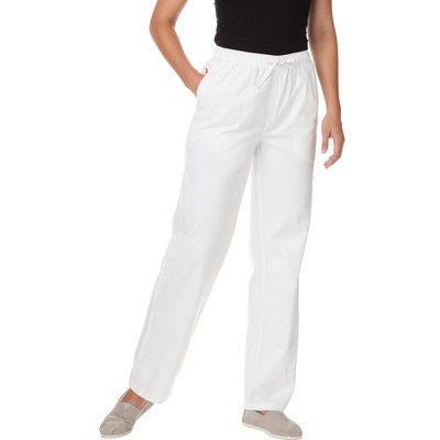 Woman Within Plus Size Drawstring Denim Wide-Leg Denim Pant