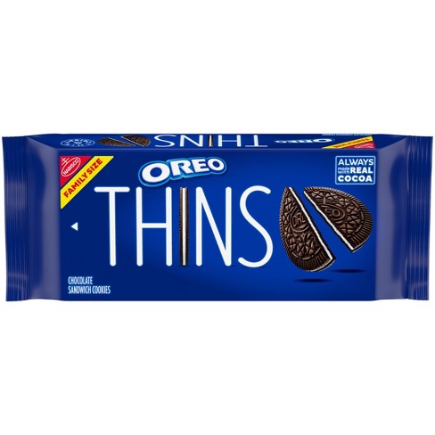 Oreo Thins Original Cookies Family Size - 11.78oz : Target