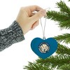 Northwood University Secondary Logo Heart Love Wood Christmas Tree Holiday Ornament - 3 of 3