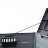 75-Gallon Outdoor Deck Box with Wheels, All-Weather Resin Storage Shed for Patio Furniture Cushions, Pool Toys & Garden Tools - 4 of 4