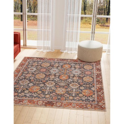 Unique Loom Timeless Esther Floral Indoor Woven Area Rug