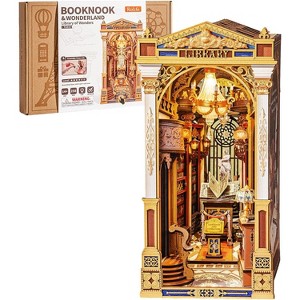 Rolife Book Nook Kits Library of Wonders 3D Puzzle, 10.4