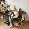 JIONJOY 50  Wide Reversible L-Shape Desk with Storage Bag | Black - 2 of 4