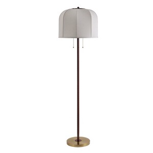 Masey 63.75" Floor Lamp - FLL4142 - Red/Gold - Safavieh - 1 of 4