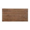 Treasure Trove Accents Dining Table Gateway Natural/Nightshade Black: Mango Wood, 6-Seater, Double Pedestal Base - 4 of 4