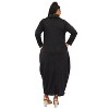 L I V D Women's Lana Cowl Turtle Neck Pocket Sweater Dress - 3 of 3