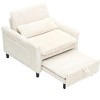 NicBex Couches for Living Room Sofa Bed Lazy Sofa Chair Small Couch Pull Out Couch with 1 Pillow for Apartment Bedroom - 3 of 4