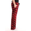 #followme Men's Microfleece Pajamas - Plaid Pajama Pants for Men - Lounge & Sleep PJ Bottoms - 2 of 3