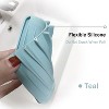 Aoibox Self Draining Soap Dishes, 3 Pcs Silicone Soap Saver, Waterfall Drainer Soap Holder for Bathroom, Extend Soap Life, Keep Soap Bars Dry Clean - 3 of 4