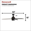Honeywell Eamon Ceiling Fan, Quiet Motor and Remote Control, 52", Bronze - 2 of 4