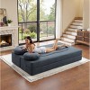 VASIP 2-in-1 Convertible Modular Sofa Bed with Memory Foam, Space-Saving Sofa Bed for Living Room,Bedroom,Apartment,No Assembly Required - 3 of 4