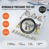 VEVOR Hydraulic Pressure Test Kit, 250/400/600bar, 3 Gauges 11 Test Couplings 3 Test Hoses, Excavator Hydraulic Test Gauge Set, Silver - 3 of 4
