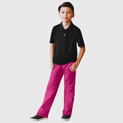 City Threads Boys Soft Cotton 3-Pocket Jersey Pants - UPF 50+ - USA-Made